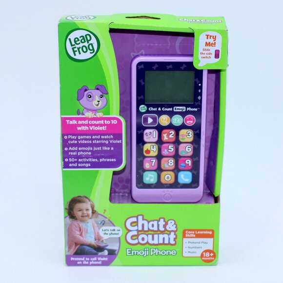 LeapFrog Chat and Count Emoji Phone - Picture 1 of 2